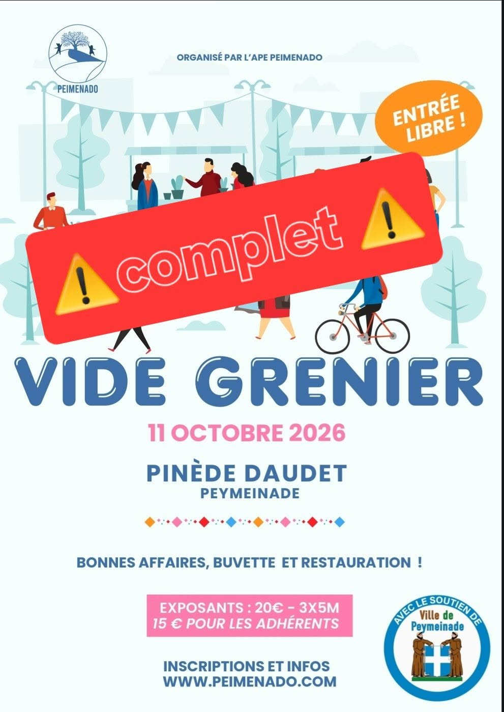 Vide grenier d'automne à Peymeinade