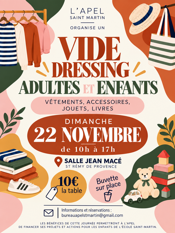Vide dressing à Saint-Rémy-de-Provence