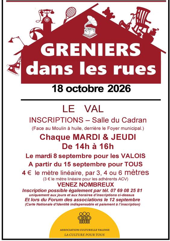 Greniers dans les rues