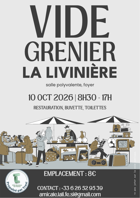 Vide grenier - Octobre Rose