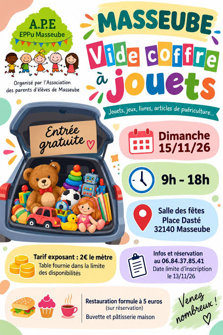 Vide coffre à jouets à Masseube