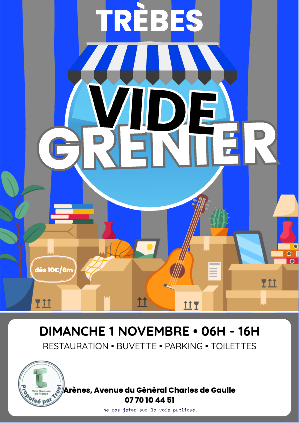 Vide grenier à Trèbes