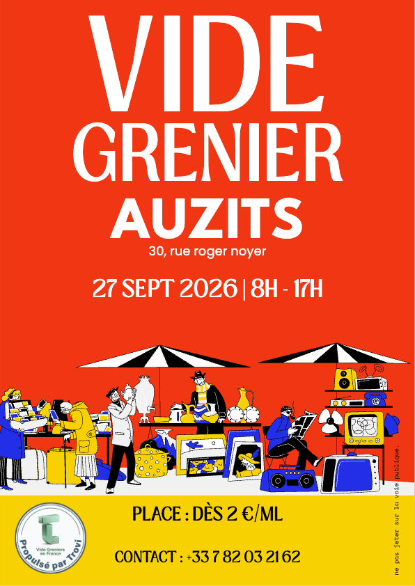 Vide grenier de la fête à Auzits