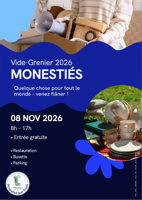 BROCANTE ET VIDE GRENIER à Monestiés
