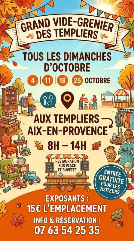 Vide Grenier Parking des Templiers