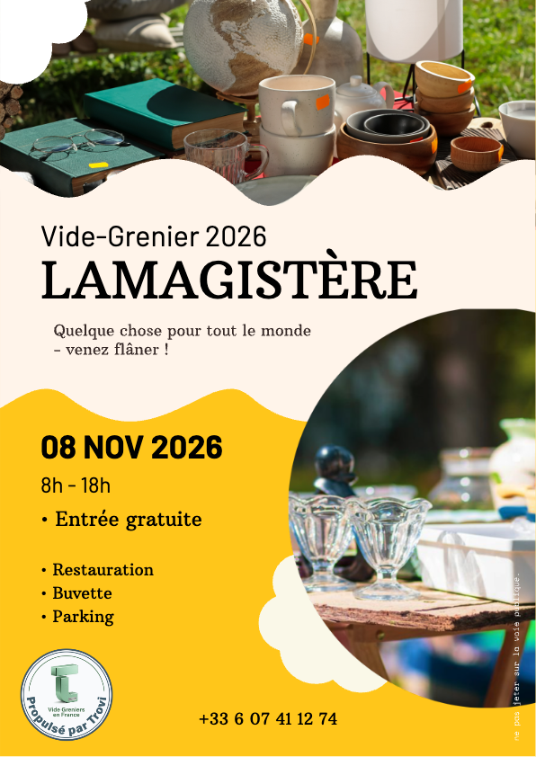 Vide grenier brocante collections foire à Lamagistère