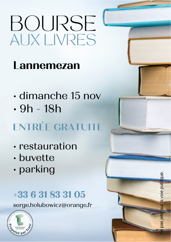 Foire aux livres et disques à Lannemezan
