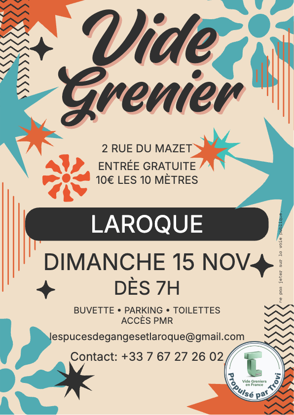 Vide grenier de Laroque