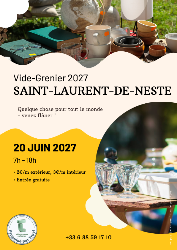 Vide grenier à Saint-Laurent-de-Neste