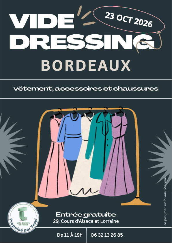 Vide Dressing Pas Sages - ÉDITION AUTOMNE à Bordeaux