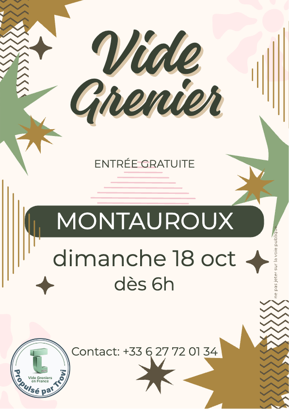 Vide grenier brocante à Montauroux