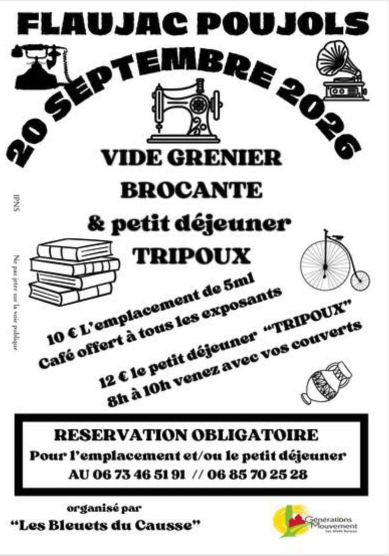 Vide grenier et brocante