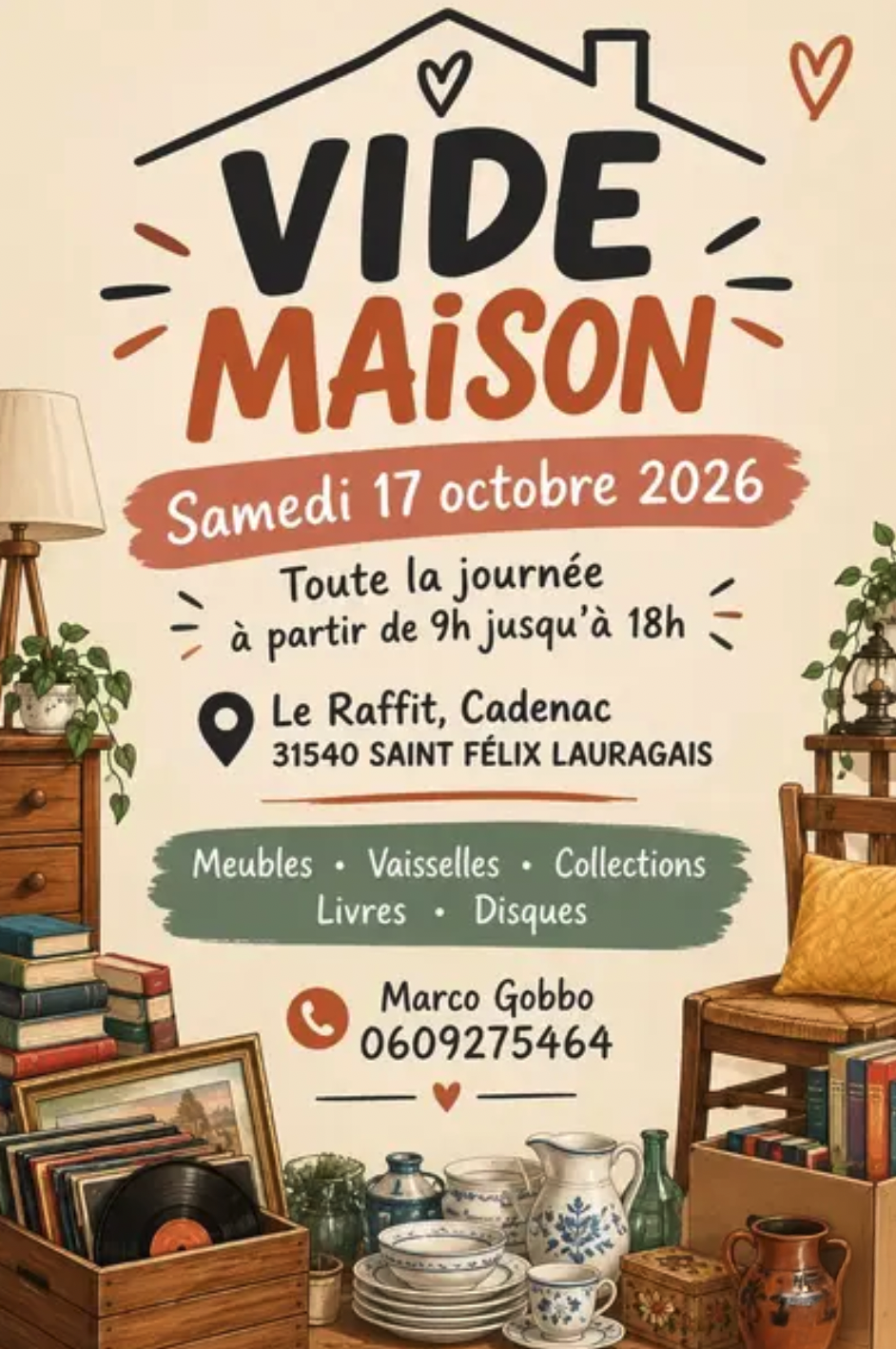Vide maison à Saint-Félix-Lauragais