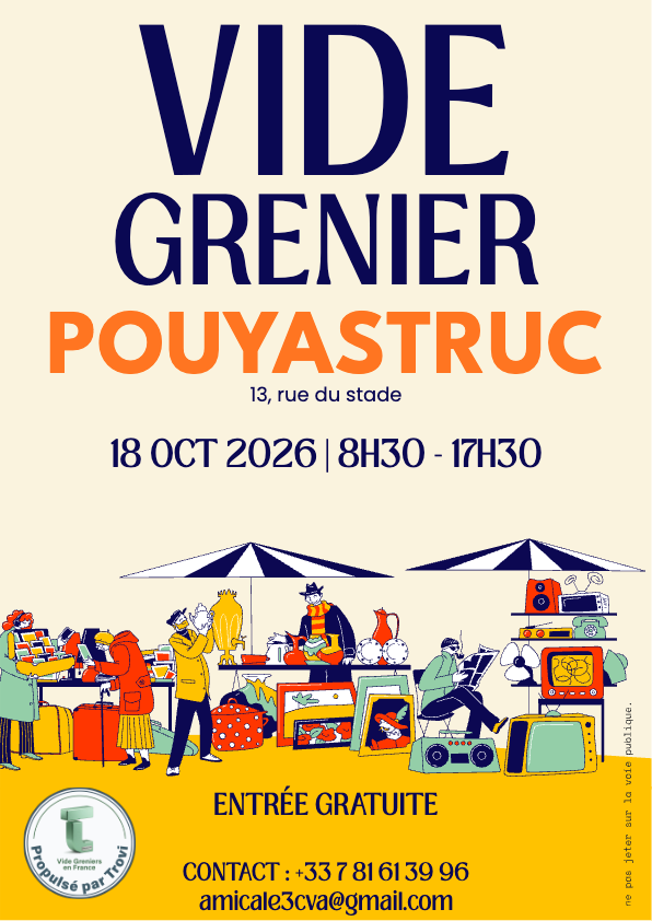 Vide-grenier à Pouyastruc