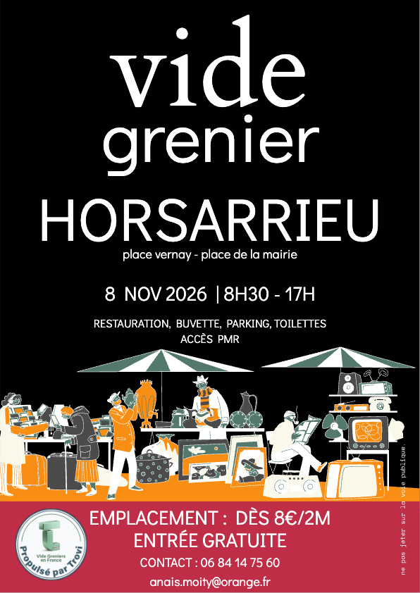 Vide grenier à Horsarrieu