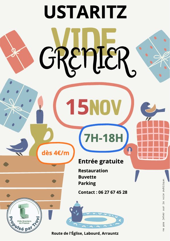Vide Grenier de l'automne Udazkeneko Ganer à Ustaritz