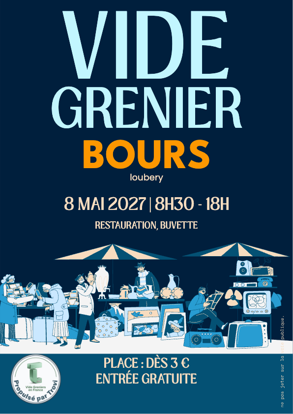 Vide grenier du comité des fêtes BOURS
