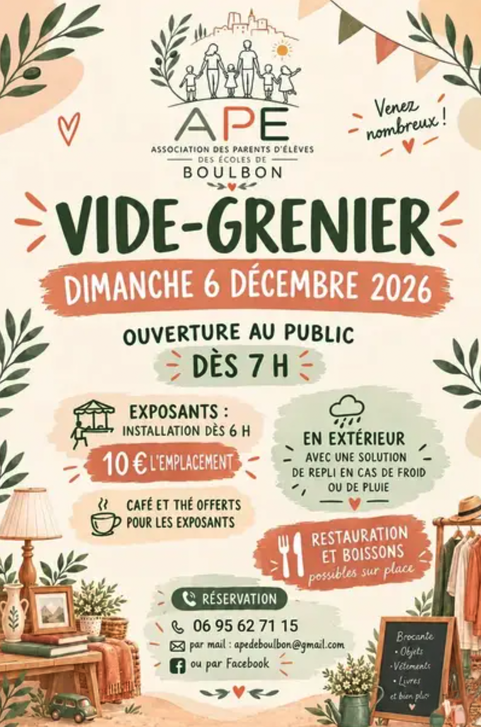 Vide grenier de l’Ape  à Boulbon