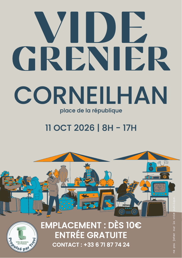 Vide grenier d'automne à Corneilhan