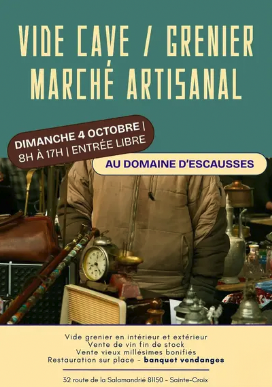 VIDE CAVE / GRENIER - MARCHÉ ARTISANAL à Sainte-Croix