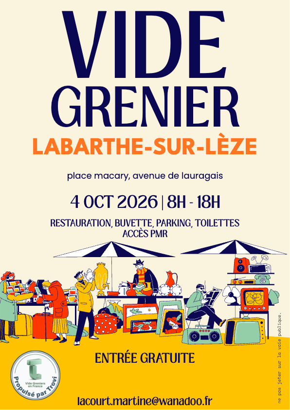 Vide grenier à Labarthe-sur-Lèze