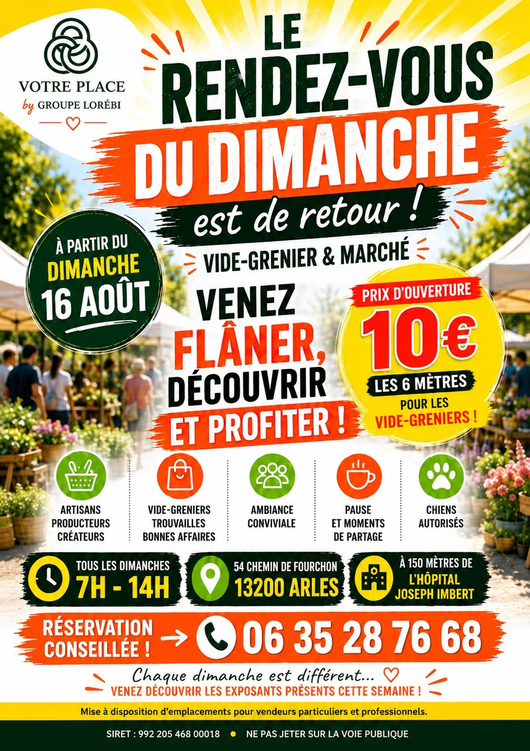 Marché et Vide GRENIER d'Arles