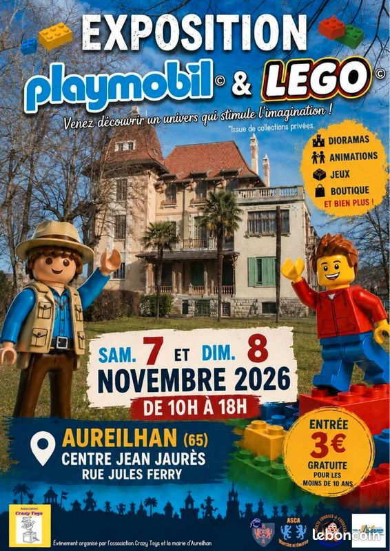 Lego Playmobil Festival à Aureilhan