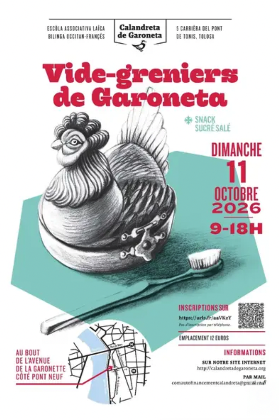 Vide grenier de Calandreta de Garoneta à Toulouse