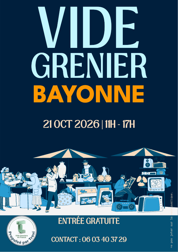Vide grenier à Bayonne