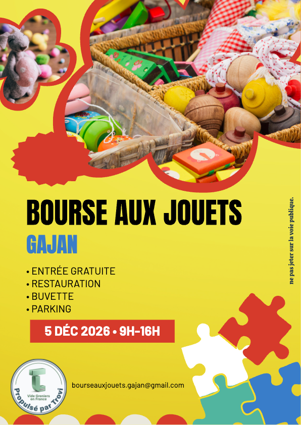 Bourse aux jouets à Gajan