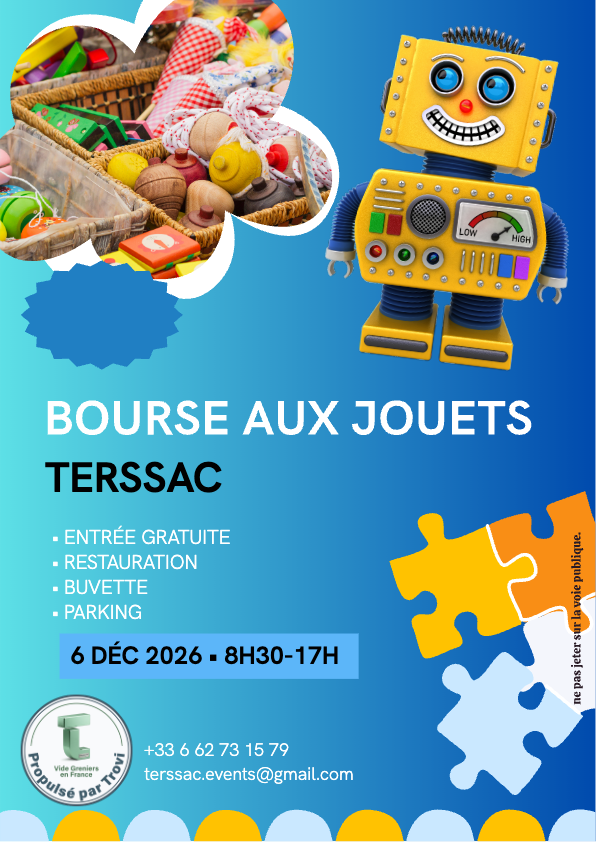 Bourse aux jouets et puériculture à Terssac