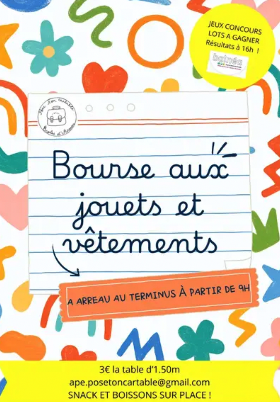 Bourse aux jouets et vêtements à Arreau