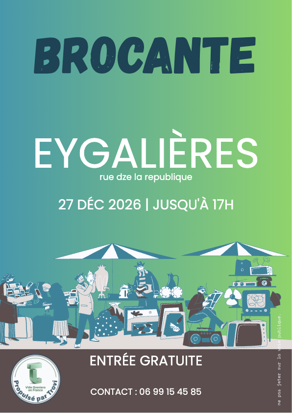 Brocante à Eygalières