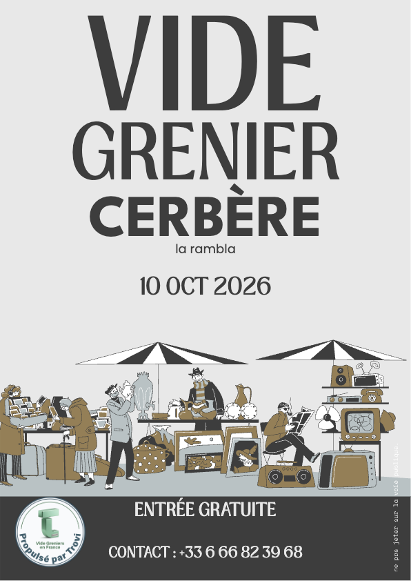 Vide grenier à Cerbère