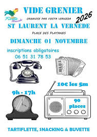 Vide grenier | Saint-Laurent-la-Vernède