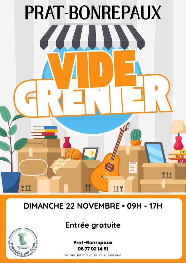 VIDE GRENIER à Prat-Bonrepaux