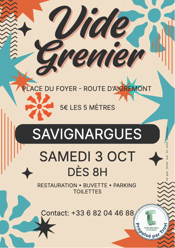 Vide grenier d'automne