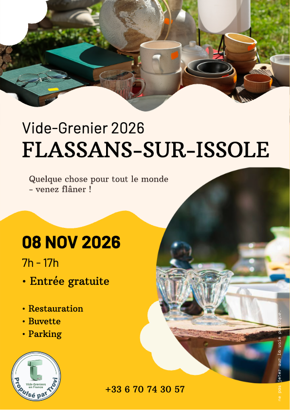 Vide grenier à Flassans-sur-Issole