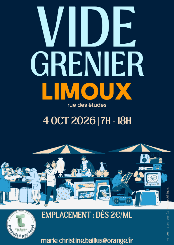 Vide grenier à Limoux