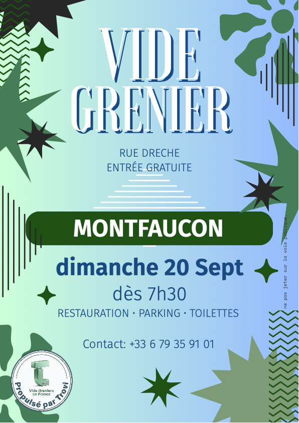 Vide grenier d'automne