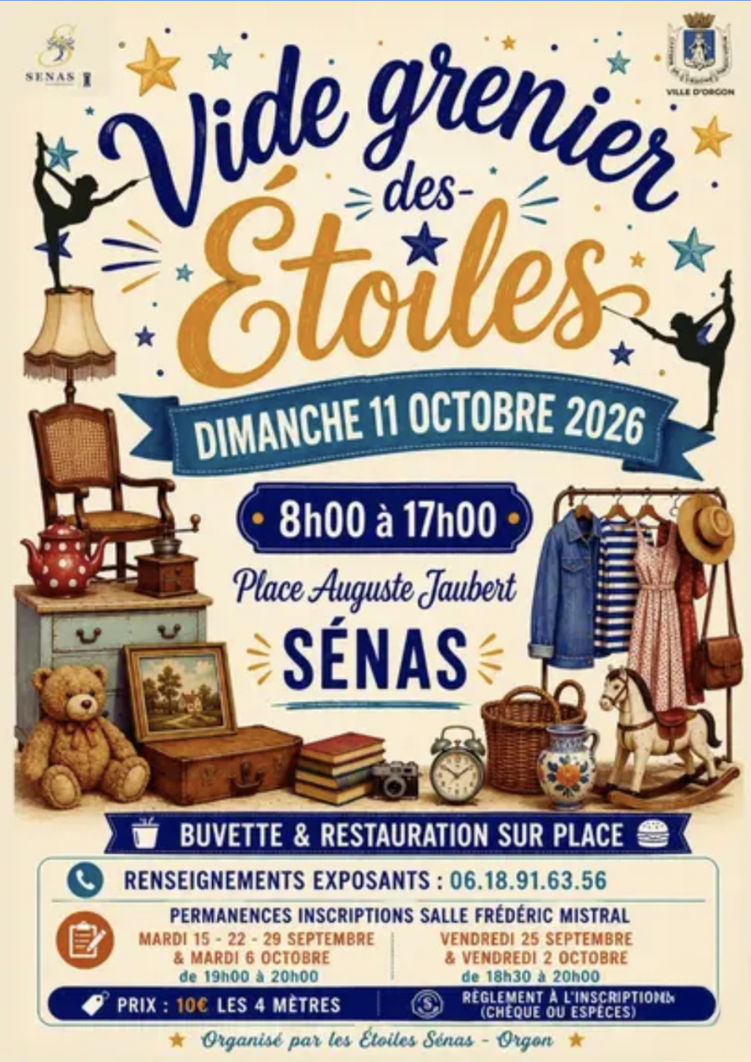 Vide grenier des Étoiles à Sénas