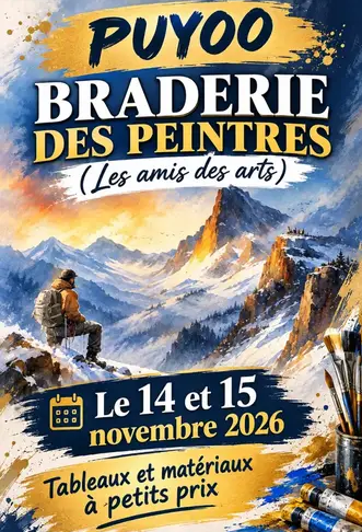 Braderie des peintres les amis des arts à Puyoô