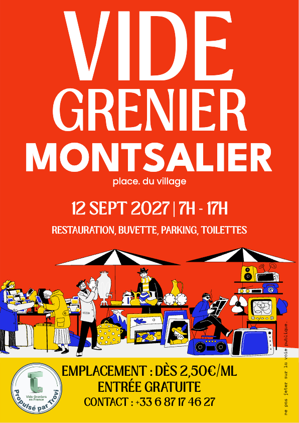 Vide grenier à Montsalier