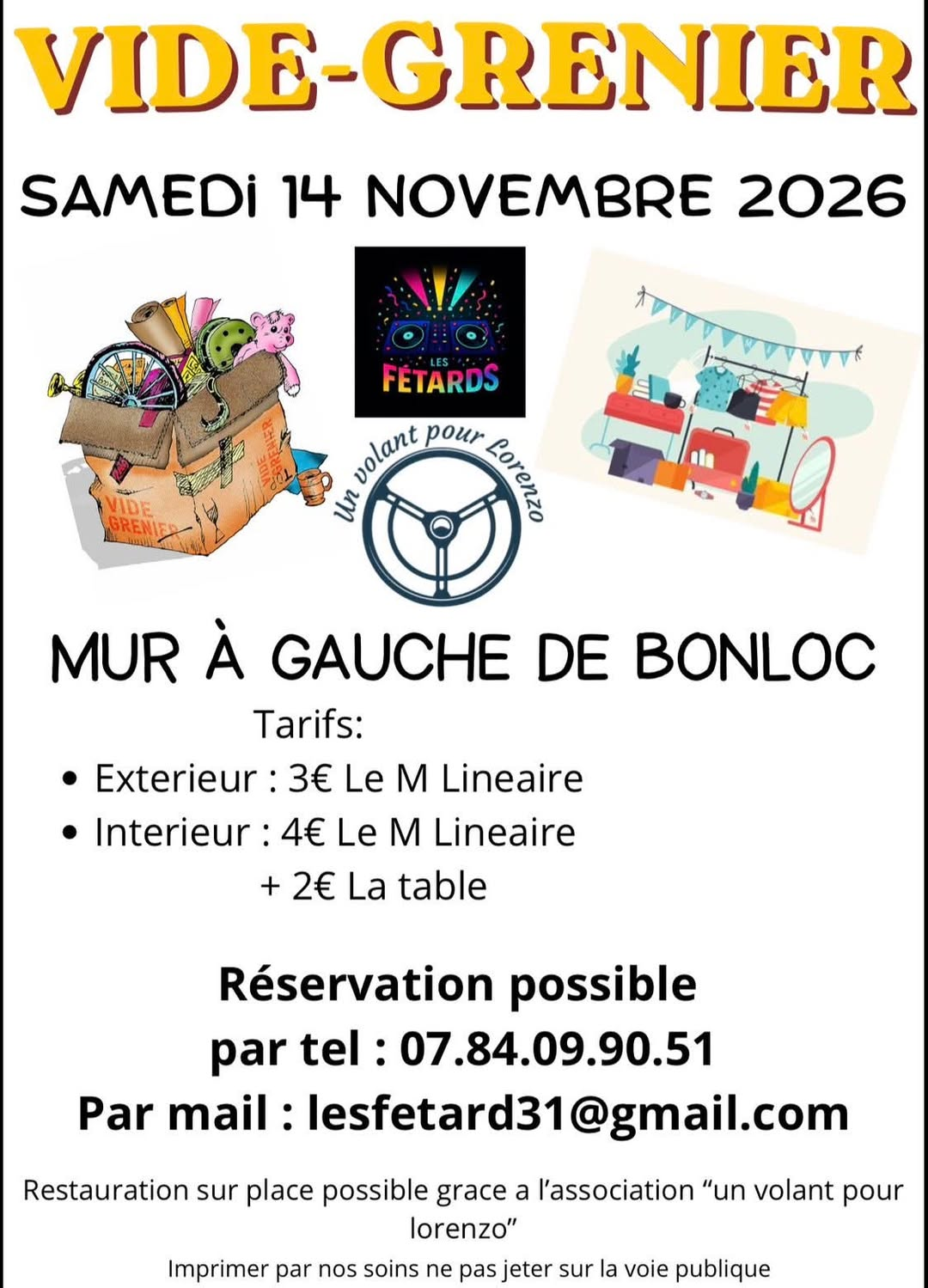 Vide grenier à Bonloc