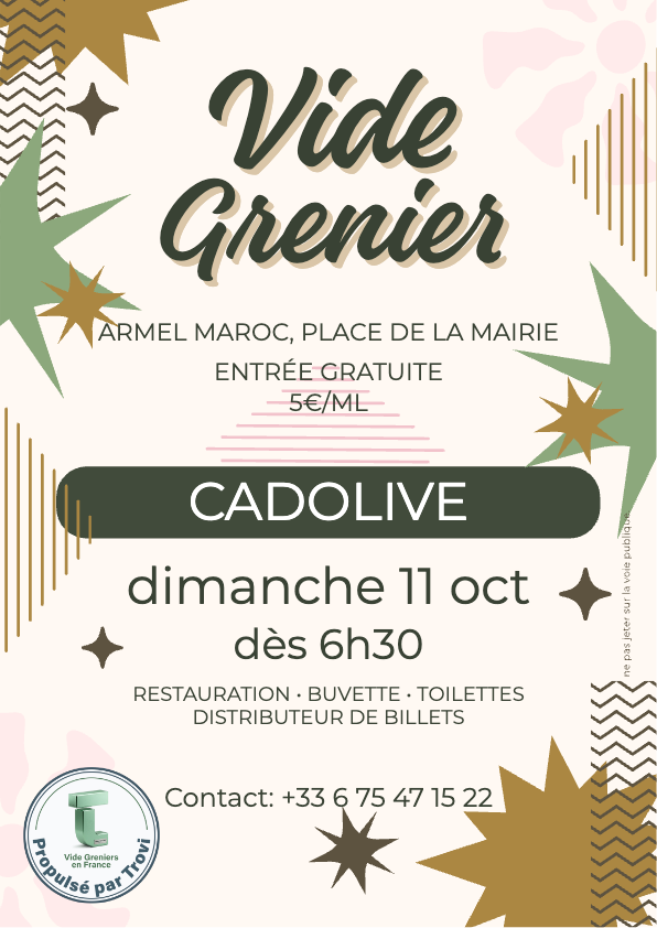 Vide grenier des A.I.L. à Cadolive