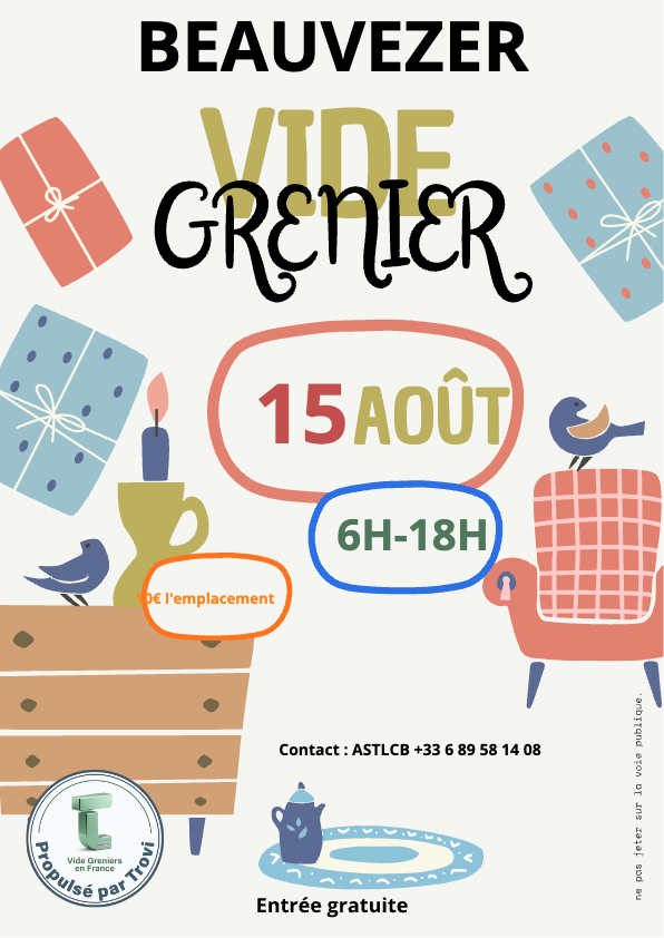 Brocante à Beauvezer