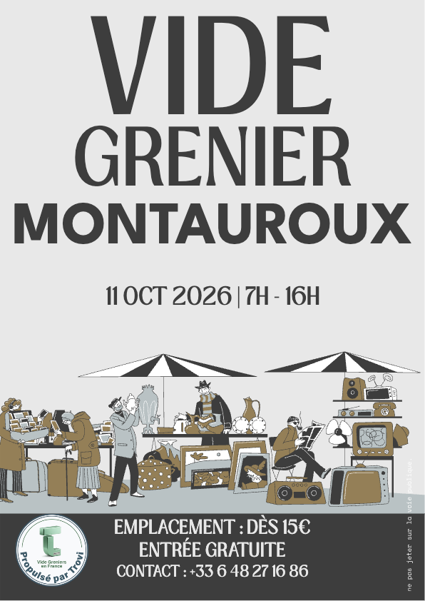 Brocante vide grenier Montauroux village