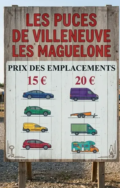Vide-Grenier / Brocantes à Villeneuve-lès-Maguelone
