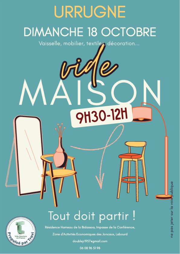 Vide maison à Urrugne