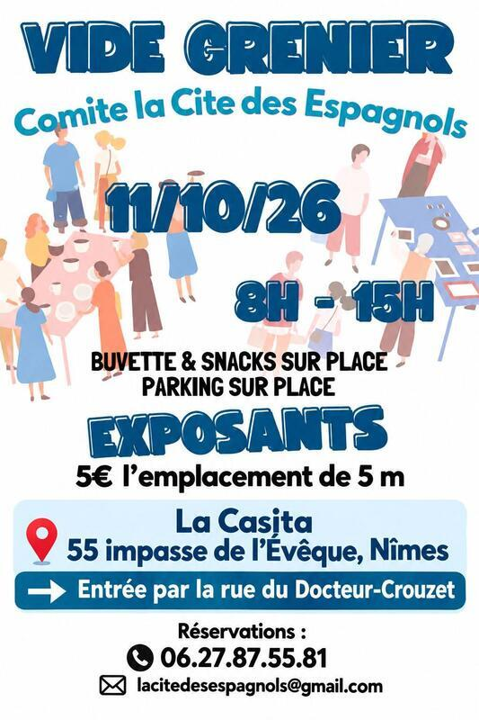 Vide grenier comité de quartier la Cité des Espagnols